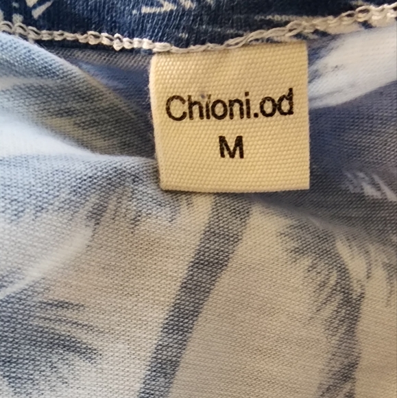 Chioni.od Summer Dress - Size Medium - Blue & White NWOT - Picture 3 of 3